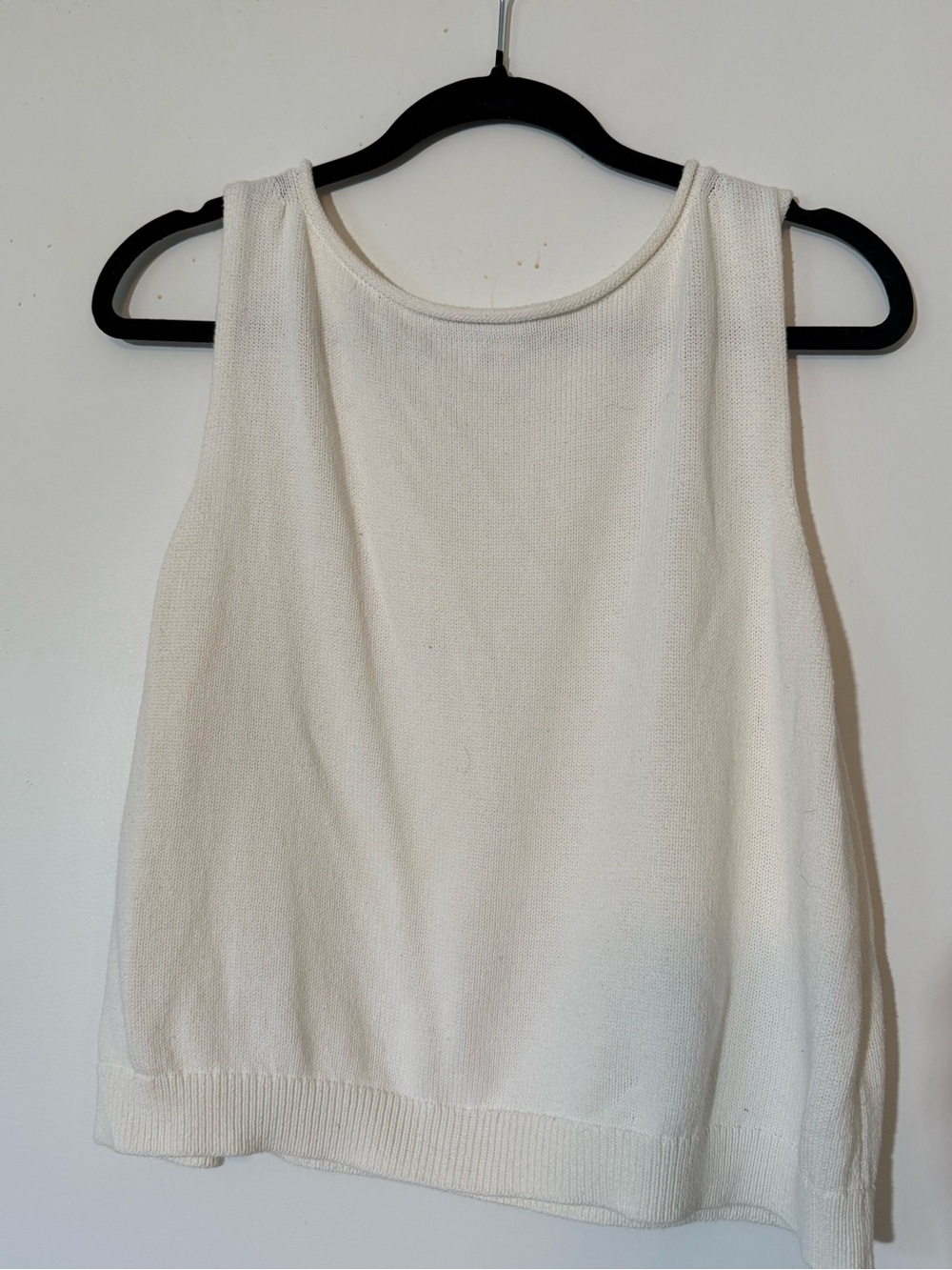 Banana Republic Cream Knit Tank Top